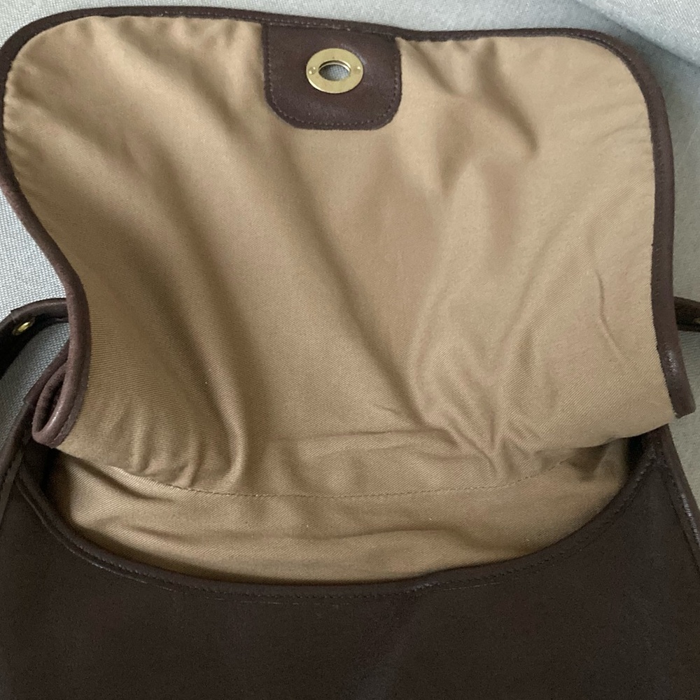 Vintage Coach Legacy 9718 Saddle Bag | 1990s Glove-Tanned Leather Rich Mahogany - Picture 6 of 9